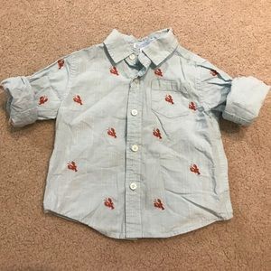 Janie & Jack lobster button down
